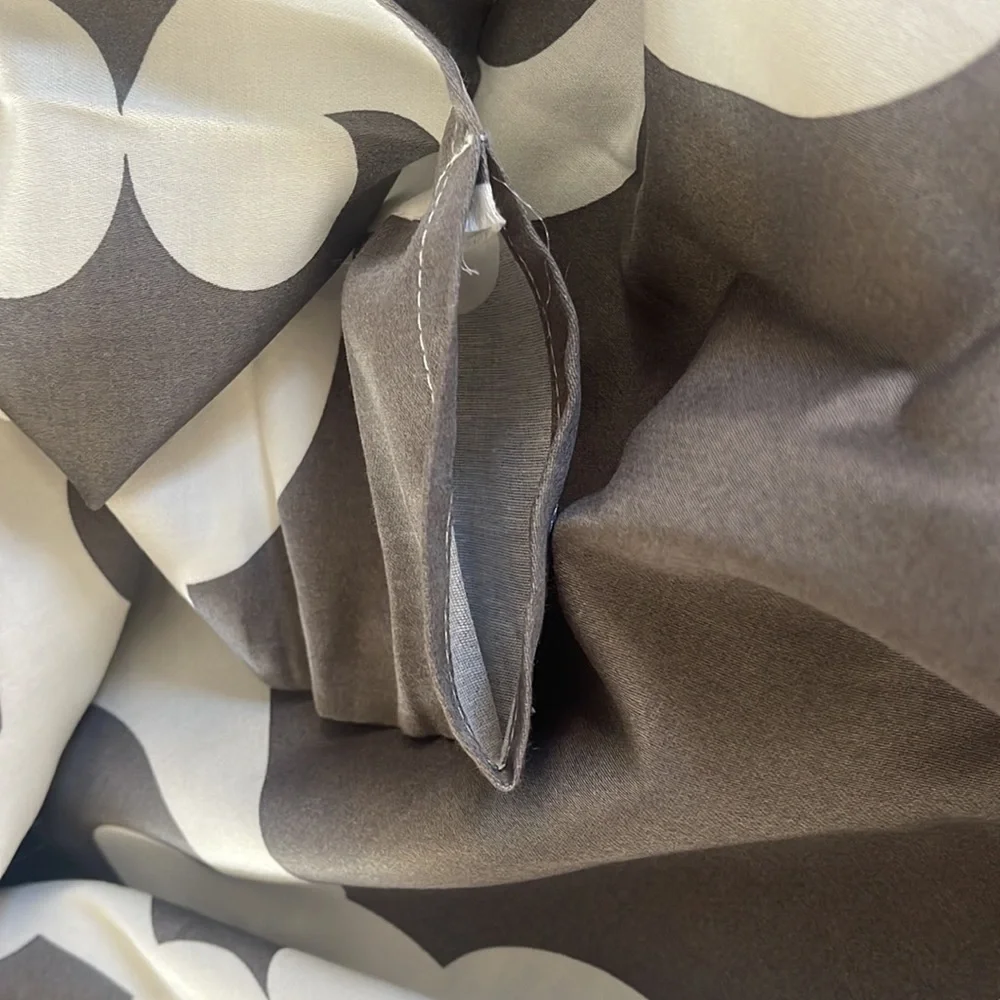 Z Gallerie Grey and white Curtain Panels 2